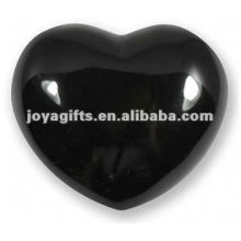 40MM Black Obsidian Stone Hearts